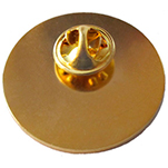 reverse of a golden pin